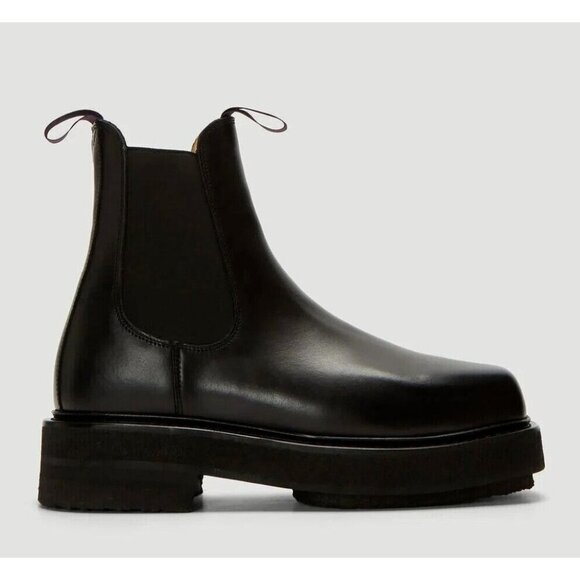 Eytys Ortega Leather Chelsea Boots 36 US 5.5 Womens Black - Picture 1 of 13